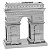 Miniatura De Montar Metal Earth Iconx Arco do Triunfo ICX005 - Imagem 3