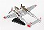 Miniatura Avião Caça Americano Lockheed P-38J Lightning Marge Dick Bon 1/115 Daron Worldwide Trading - Imagem 6
