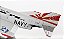 Miniatura Avião Caça F-4B Phantom II Sundowners 1/155 Daron Worldwide Trading - Imagem 7