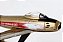 Miniatura Avião Acrobático RCAF Canadair Sabre Golden Haw 1/110 Daron Worldwide Trading - Imagem 9