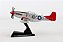 Miniatura Avião Caça Americano P-51D Mustang Tuskegee 1/100 Daron Worldwide Trading - Imagem 4