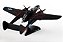 MINIATURA AVIAO METAL DE CAÇA EXERCITO AMERICANO P-61 1/120 - Imagem 5
