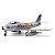 Miniatura Caça De Combate American North F86 Sabre 1/72 Motor City - Imagem 4