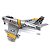 Miniatura Caça De Combate American North F86 Sabre 1/72 Motor City - Imagem 2