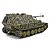 Miniatura Tanque De Guerra 1/43 German SD KFZ. Elefant Heavy Destroyer Schwere Panzer Jager ABT1944 Motor City 1/43 - Imagem 3