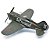 Miniatura Avião Caça Soviético Polikarpov I-16 USSR Moto City Classics 1/72 - Imagem 3