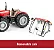 Miniatura Trator Case IH Puma 170 com Vagão Graneleiro 1/16 ERTL Tomy Big Farm - Imagem 3
