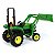 Miniatura Trator John Deere 2038R com Carregadeira 1/16 ERTL Tomy - Imagem 3