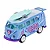Miniatura Kombi Love Peace Deluxe Cars 1/64 Majorette - Imagem 1