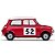 Miniatura Morris Cooper S #52 T.MAKINEN 1965 1/43 Vitesse - Imagem 6