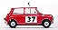 Miniatura Vitesse Morris Cooper #37 P.HOPKIRK 1964 1/43 - Imagem 5