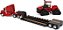 Miniatura Combo ERTL Case IH Steiger 620 Quadtrac + Caminhão Prancha Baixa 1/64 - Imagem 5