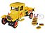 Miniatura Ford Model T Pickup 1923 Coca-Cola 1/32 Motor City Classics Amarelo - Imagem 1