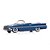 Miniatura Chevrolet Impala 1959 1/43 Vitesse Azul - Imagem 2
