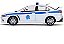 Miniatura Mitsubishi Lancer Evo X Viatura Policia Grécia 1/43 Vitesse Branco - Imagem 2