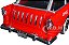 Miniatura Chevrolet Bel Air Nomad 1955 Coca Cola 1/24 Motor City Classics Vermelho - Imagem 7