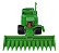 Miniatura Colheitadeira John Deere 9610 Maximizer 1/64 ERTL Verde - Imagem 6