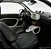 Miniatura Smart Fortwo 2015 1/18 Norev Preto e Branco - Imagem 8
