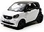 Miniatura Smart Fortwo 2015 1/18 Norev Preto e Branco - Imagem 2