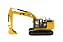 Miniatura Escavadeira Caterpillar 320F L 1/50 Diecast Masters - Imagem 4