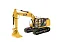 Miniatura Escavadeira Caterpillar 320F L 1/50 Diecast Masters - Imagem 5