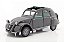Miniatura Citroën 2CV AZL Malle Bombée 1957 Cinza 1/18 Norev - Imagem 3