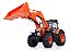 MINIATURA TRATOR KUBOTA M7-171 COM PÁ CARREGADEIRA 1/32 - Imagem 1