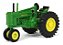 Miniatura Trator John Deere Três Arados ERTL Model G 1/64 - Imagem 1