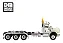 Miniatura Caminhão International HX620 Tridem Tractor White 1/50 Diecast Masters - Imagem 2