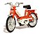 Miniatura Ciclomotor Peugeot 103 L 1972 Laranja 1/18 Norev - Imagem 1
