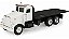 Miniatura Caminhão Peterbilt Flatbed Truck White 1/64 ERTL - Imagem 1
