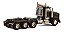 Miniatura Caminhão Kenworth T800 8x4 Black USA Basic Line 1/50 WSI 33-2017 - Imagem 2
