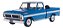 Miniatura 1/24 Ford F-100 1974 Pick UP California Classics - Imagem 1