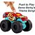 Miniatura Hot Wheels Monster Truck Roarin Wreckers Demberloy - Imagem 3