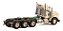 Miniatura Caminhão Kenworth T800 8x4 White USA Basic Line 1/50 WSI Models 33-2016 - Imagem 2