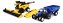 Set de Miniatura de Colheita New Holland Colheitadeira CR8.90 Smartrax e Trator com Graneleiro 1/64 ERTL - Imagem 1