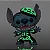 Funko Pop Disney Lilo & Stitch Skeleton Stitch Glow The Dark - Imagem 1