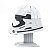 Metal Earth Star Wars Capacete Stormtrooper da Primeira Ordem MMS316 - Imagem 4