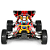 Automodelo Wltoys Buggy Match 1/10 4WD com Chassi de Metal e 45km/h - Imagem 2
