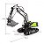 Escavadeira RC De Controle Remoto Huina 1593 1/14 - Imagem 2