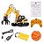 Escavadeira De Controle Remoto 1/14 Huina 1571 16CH - Imagem 4