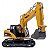 Escavadora PC De Controle Remoto Huina 1550-70 Escala 1/14 - Imagem 7