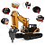 Escavadeira De Controle Remoto 1/14 Huina 1560 - Imagem 1