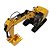 Escavadeira RC CAT 320 Diecast Masters 1/16 Com Caçamba, Garra e Martelo - Imagem 5