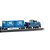 Ferromodelismo Trem Elétrico Bachmann Coastliner E-Z Set HO - 00734 Completo - Imagem 7