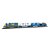 Ferromodelismo Trem Elétrico Bachmann Coastliner E-Z Set HO - 00734 Completo - Imagem 4