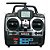 Rádio Controle Modelismo 7CH T7 AIR/HELI 2.4GHZ Rádio Link - Imagem 1