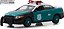 Miniatura Ford Sedan NYPD Interceptor Verde e Preto Greenlight Escala 1/43 - Imagem 2