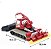 Miniatura Pistenbully 600 Siku Escala 1/50 Veículo de Neve com Pá Móvel - Imagem 6
