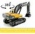 Miniatura Escavadeira Hidráulica Volvo EC290 Siku Escala 1:50 em Metal - Imagem 8